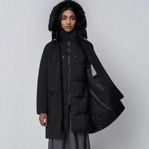 The Arrivals Halstrom IV puffy parka w fur trim